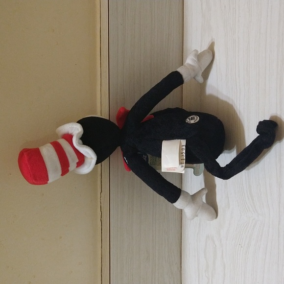 Vintage 2003 The Cat In The Hat Dr. Seuss  Poseable Plush Doll 11" - Picture 2 of 6